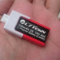 Jual Lipo Battery 330mah 45c 2s 7.4v Nano-Tech XK K120 and Align T-Rex 150 Murah
