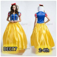 Jual ORIGINAL import dress snow white princess tile apel putri salju Murah