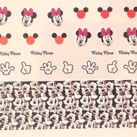 Jual Nail Sticker/Temporary Nail Tattoo/Stiker Kuku Disney 20 Murah