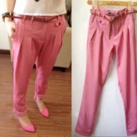 Jual Promo!! Pants Pink Sw Celana Wanita Twiscone Pink Murah