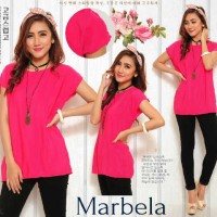 Jual Promo!! Blouse Marbella Sw Pakaian Wanita Atasan Twiscone Pink Fanta Murah