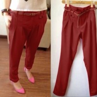 Jual Promo!! Pants Merah Sw Celana Wanita Twiscone Merah Murah