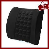 Jual Electric Car Seat Massage / Sandaran Jok Mobil Elektirk - Hitam / SP5 Murah