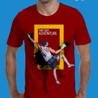 grosir kaos oblong tshirt t shirt 3d national geographic adventure