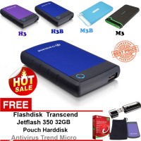 Jual Promo Transcend Ext HDD-Hardisk Eksternal 1TB H3B + Bonus Murah