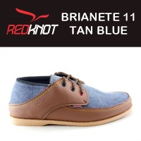 Jual SEPATU REDKNOT BRIANETE 11 TAN BLUE DENIM biru jeans tan Murah