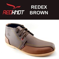 Jual SEPATU REDKNOT REDEX BROWN SYNTETIC LEATHER coklat Murah