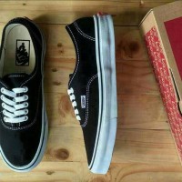 Jual Sepatu Vans Autentic Black and White Premium Murah