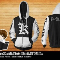 Jual Jaket Kira Death Note Black N White Murah