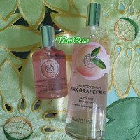 Jual Paket The Body Shop Pink Grapefruit Bodymist 100ml & Parfum EDT 30ml Murah