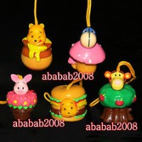 Jual Yujin Winnie the Pooh figure cosplay Plant strap gashapon (full set 5 Murah