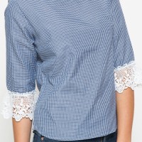 Jual BLUE LACE BLOUSE Murah