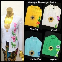 Kebaya jadi sifon mosscref lukis