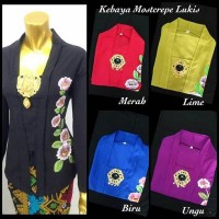 Kebaya jadi sifon mosscref lukis