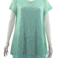 Jual New European style Round neck pleated dress - 1111 Murah