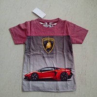 Jual G79 lamborghini 241 kaos anak laki gokid printing Murah