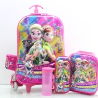 Jual Tas Troli anak frozen 7D Murah