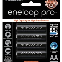 Jual Panasonic Eneloop Pro AA 2550mAh 4pcs Rechargeable Battery Murah