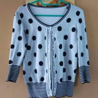 Jual Preloved Sweater Polkadot Murah