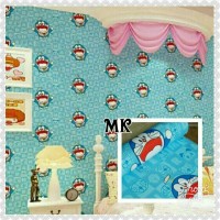 Jual limited stock wallpaper exclusive doraemon Murah