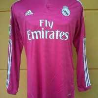 Jual Jersey Real Madrid Pink LS Murah