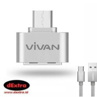 Jual Vivan VOC-U20 OTG Micro USB Adapter With Data Cable Murah