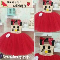 Jual dress tutu hello kitty Murah