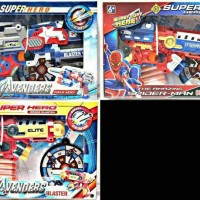 Jual Pistol Mainan Anak Spiderman Captain America Iron Man Terbaru Murah