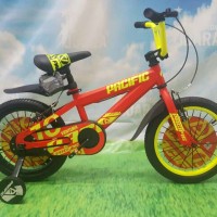 SEPEDA ANAK BMX PACIFIC VENTURA RED RODA EMPAT 16 INCI