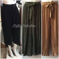 Jual Kulot Pleated With Ribbon Murah