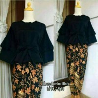Jual Setelan Blouse Dewi Rumbai Black Edition | Setelan Wanita Murah Murah