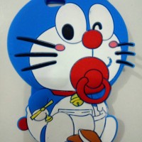 Jual Case 4D Doraemon Krayon New/Oppo /F1S/A39/Karakter/Soft/Silikon/3D/Rub Murah