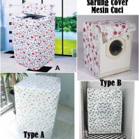 Jual Sarung Cover Mesin Cuci Buka Depan Type B Laundry Motif Diskon Murah