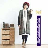 Jual HV7846 Navy Combi Long Twist Cardy KODE BIS7900 Murah