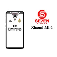 Jual Casing Xiaomi Mi4 real madrid white 2 Custom Hardcase Murah