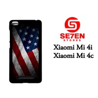 Jual Casing Xiaomi Mi4i, Mi4c US Flag Custom Hardcase Murah