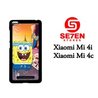 Jual Casing Xiaomi Mi4i, Mi4c Racing SpongeBob Custom Hardcase Murah