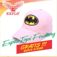 Jual Topi Baseball Batman Pink Topi Bordir Topi Raphel Baseball Murah