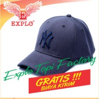 Jual TOPI NY BASEBALL NEWYORK DARK TOPI IMPORT BORDIR Murah