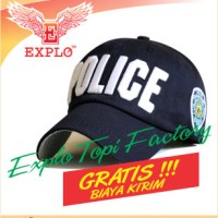 Jual TOPI POLICE TACTICAL TOPI PRIA BORDIR BASEBALL Murah
