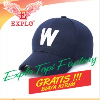 Jual TOPI BASEBALL W FOR WINNING TOPI PRIA BORDIR Murah