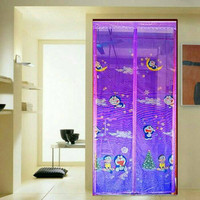 Jual Doraemon Tirai Pintu Magnet Anti Nyamuk Taiwan Magic Mesh Praktis Murah