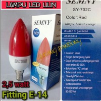 Jual AD5188 lampu led semny 25 watt Led lilin fitting e14 KODE Gute5054 Murah