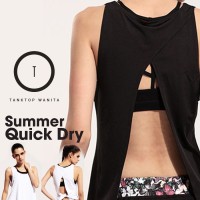 Jual Tanktop Wanita Quick Dry Loose Tanktop II | tanktop fitness senam Murah