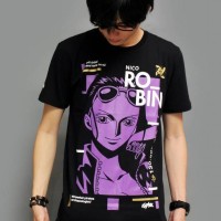 Jual Kaos Anime One Piece Nico Robin Gold XL Murah