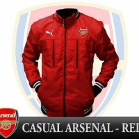 Jual Jaket Casual Arsenal Red Murah