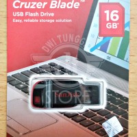 Jual USB Flashdisk FD FlashDrive SanDisk 16GB - 16 GB Cruzer Blade Origina Murah