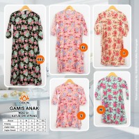 Jual Gamis Katun Ori Jepang / Gamis Motif / Gamis Busui / Gamis Anak Murah