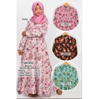 Jual Gamis Katun Ori Jepang / Gamis Motif / Gamis Busui / GK-032 Murah