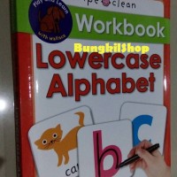 Jual Lowercase Alphabet Buku Wipe clean anak Murah